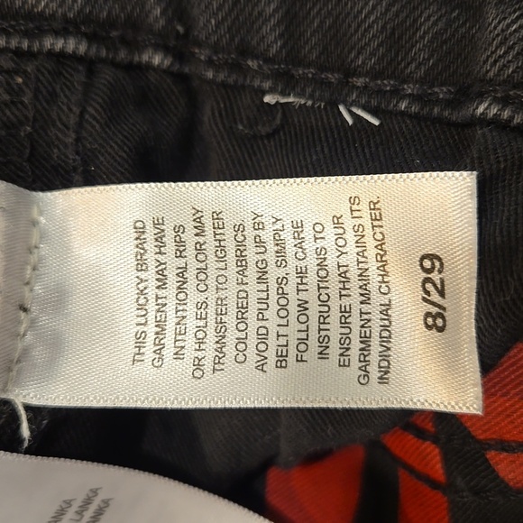 COCA-COLA X LUCKY BRAND HI-RISE MOM SHORT. SIZE 8/29 - Picture 7 of 14